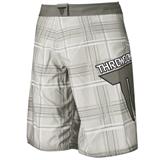 White Plaid Ring Shorts